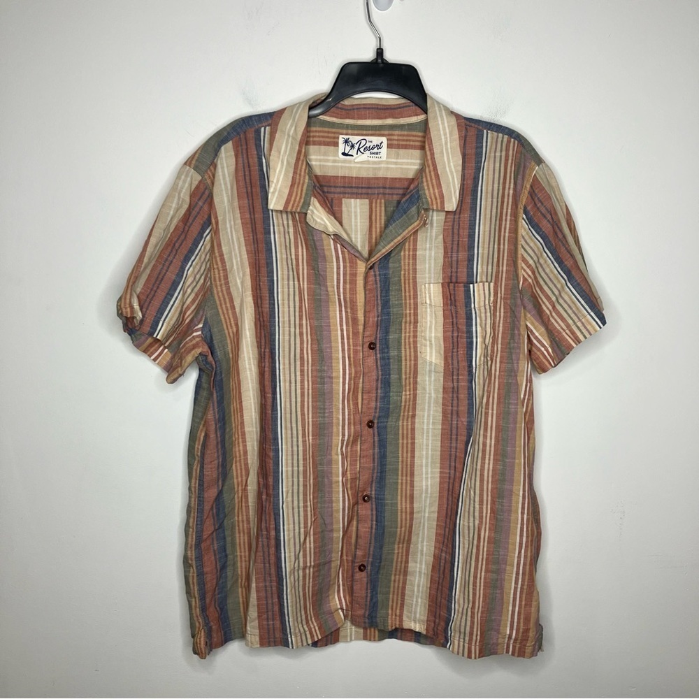 Aeropostale the resort shirt retro style button down‎ shirt size XL